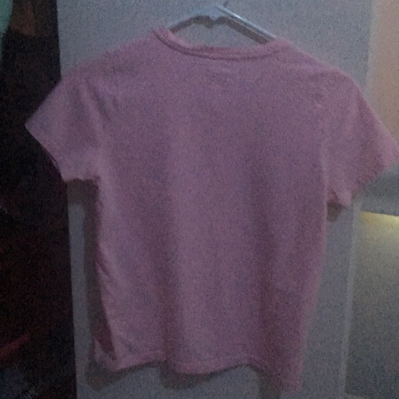 Pink basic V-Neck shirt - Picture 4 of 4